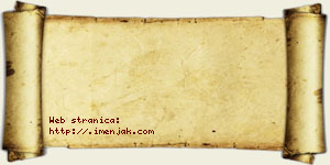 Kristina Mihajlović vizit kartica